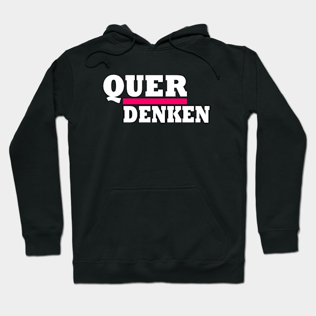 QUERDENKEN Hoodie by Milaino